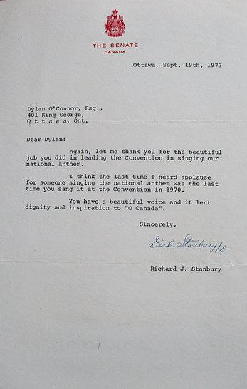 Praise from Richard Stanbury