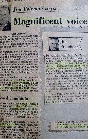 Jim Coleman column 1968