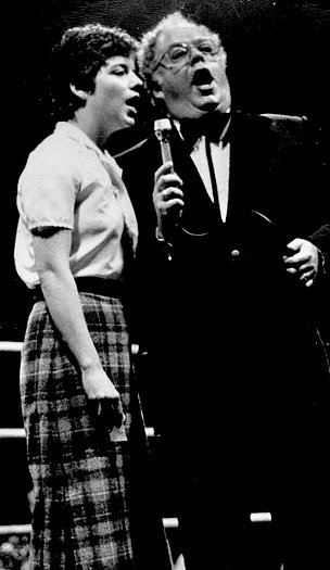 Dillon & donna O'Connor  sing the National Anthem