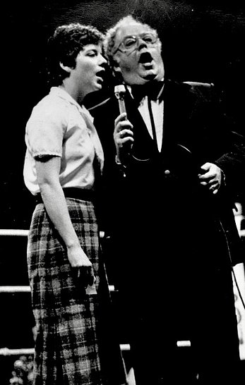 Dillon & donna O'Connor  sing the National Anthem