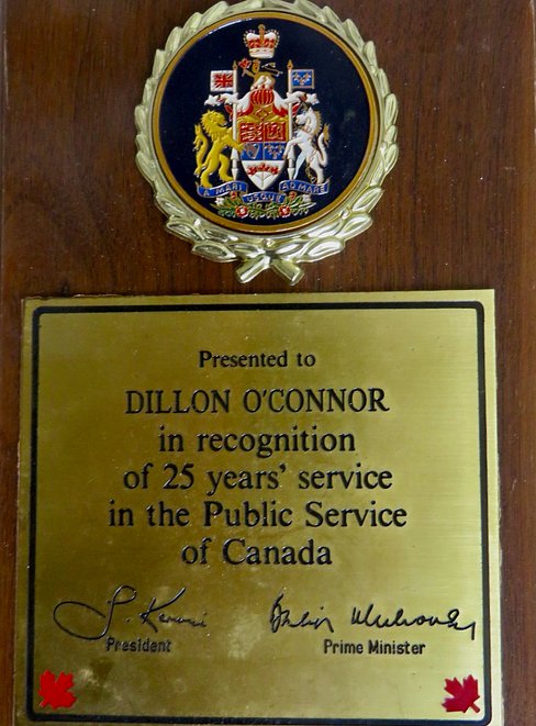 25 Years of  Public Service To Canada