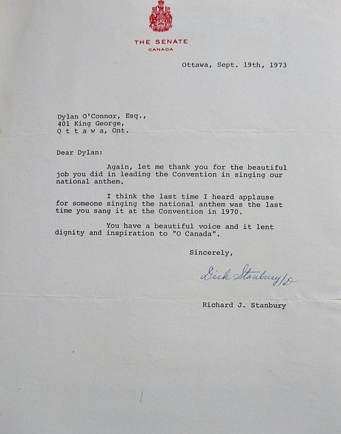 Praise from Richard Stanbury