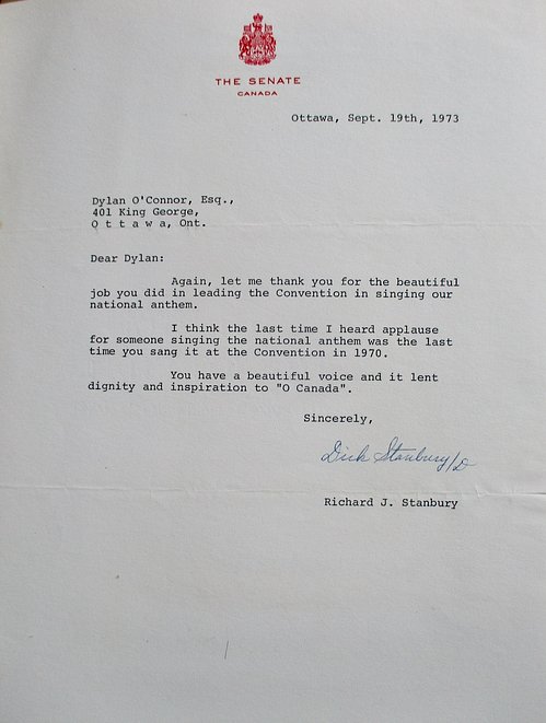 Praise from Richard Stanbury