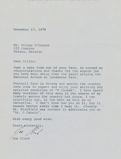 Personal Fan Letter declares Dillon's  is his favourite version  - from JOE CLARK