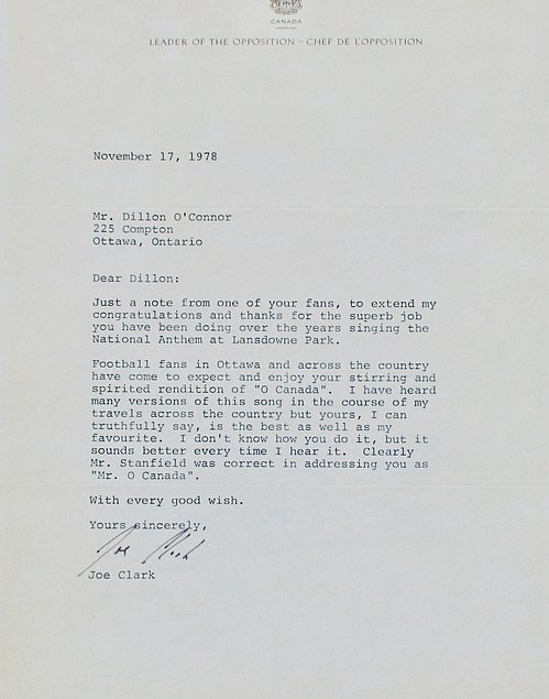 Personal Fan Letter declares Dillon's  is his favourite version  - from JOE CLARK