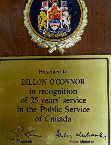 25 Years of  Public Service To Canada