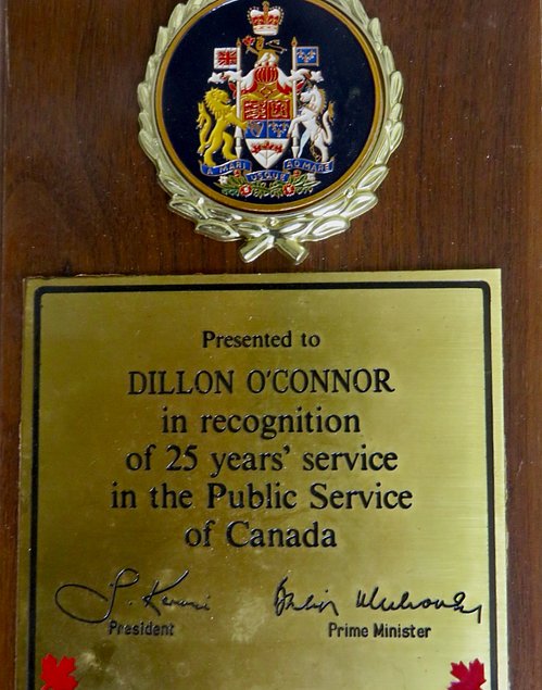 25 Years of  Public Service To Canada