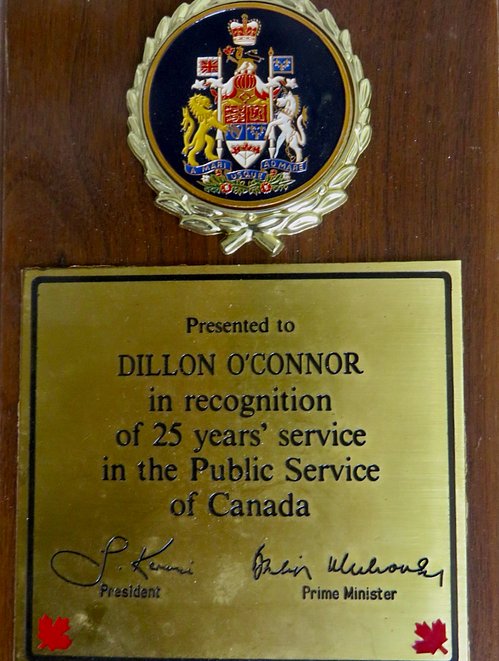 25 Years of  Public Service To Canada
